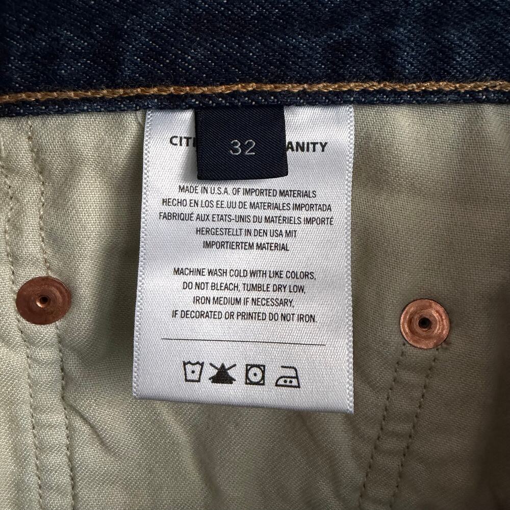 Citizens of Humanity Horseshoe Jeans in Bravo Dark Wash Size 32 Style 1972D-769 - Picture 7 of 15